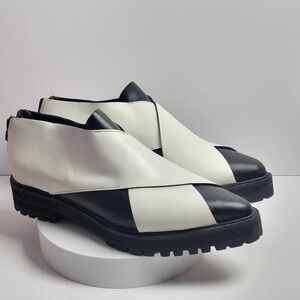 Proenza Schouler Black and White Pointed Toe Shoes size 38 US 7.5 - 8
